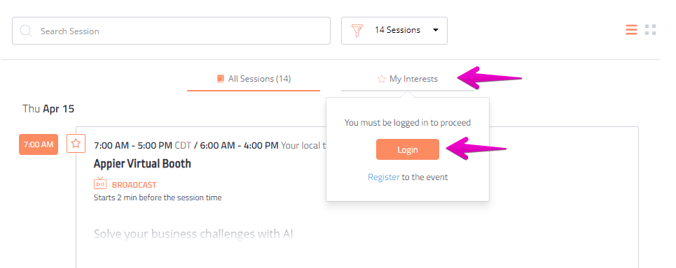 agenda-login